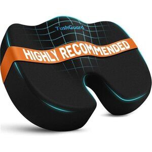 Seat Cushion for Office Chair Memory Foam Non-Slip Cushion Back, Relief Chair